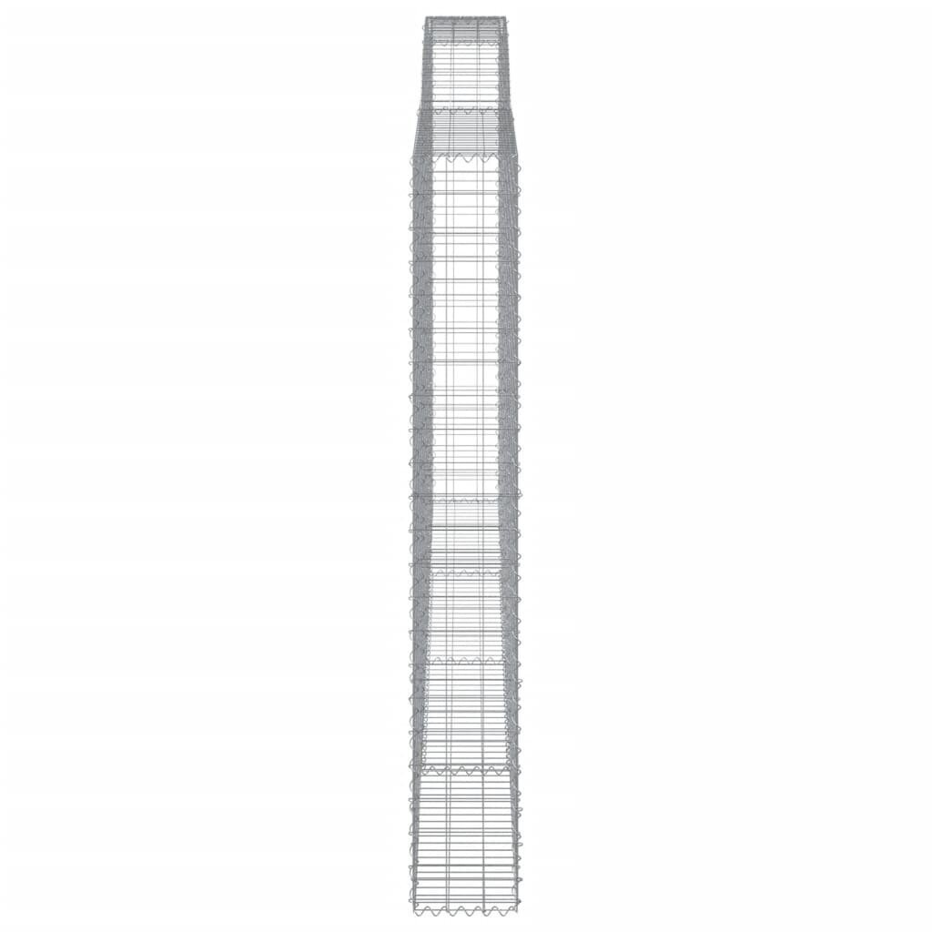 gabionokrepsiaividaxl400x30x220240cm66410kainareference belsilt Gabiono krepšiai vidaXL 400x30x220240 cm tvirti tvoros sprendimai