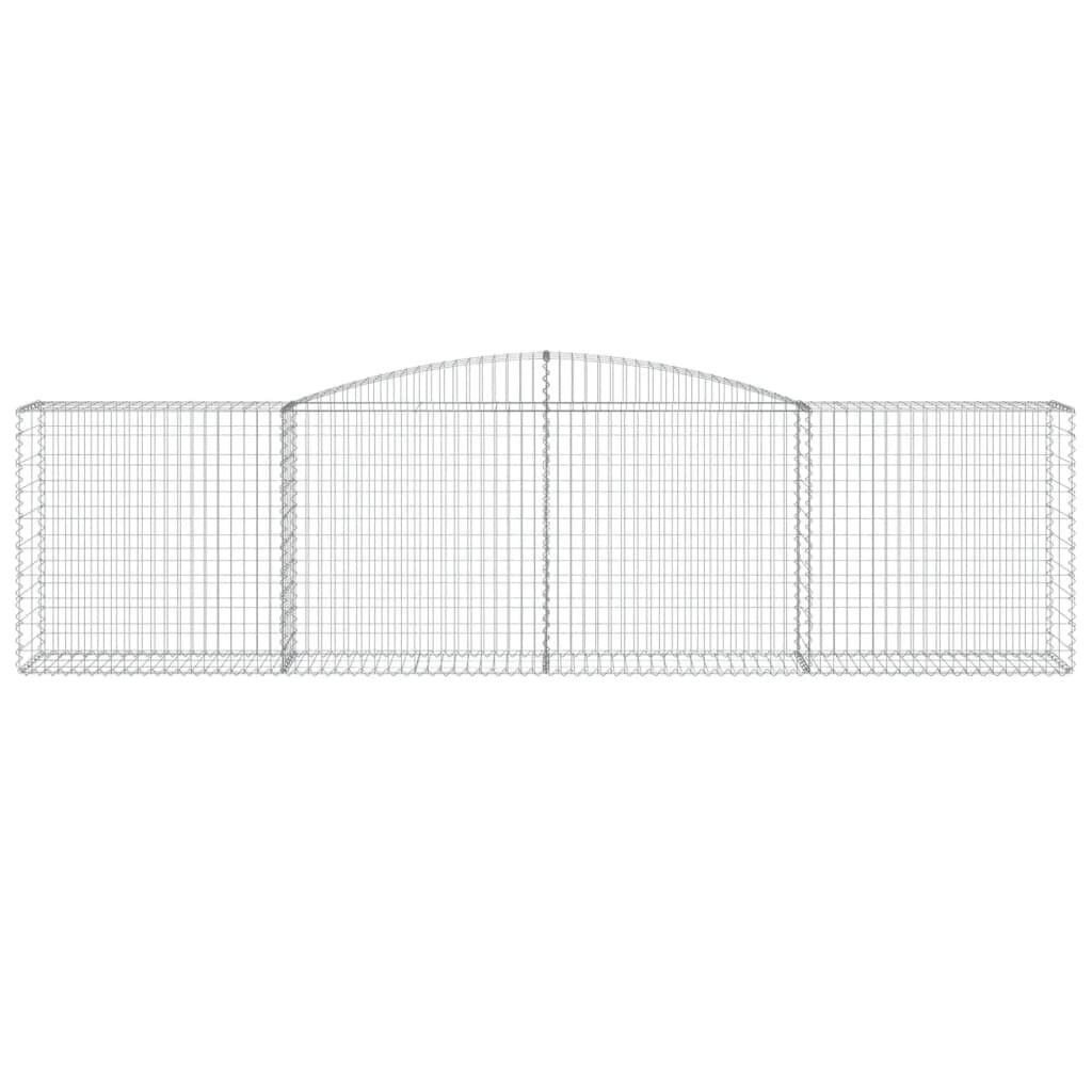 gabionokrepsiaividaxl400x50x100120cmd9847kainareference belsilt Gabiono krepšiai vidaXL patvarūs sodo užtvarai 4 vnt