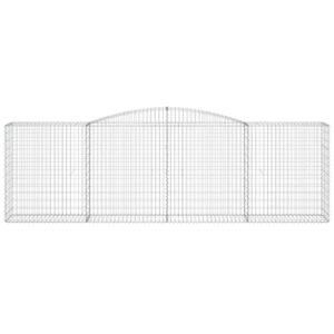 Gabiono krepšiai vidaXL 400x50x120140 cm tvirti ir atsparūs