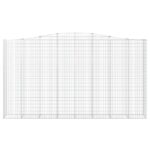 Gabiono krepšiai vidaXL 400x50x220240 cm  patvarūs sodo užtvarai