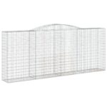 VidaXL gabiono krepšys 400x50x180 cm  tvirta sodo tvora