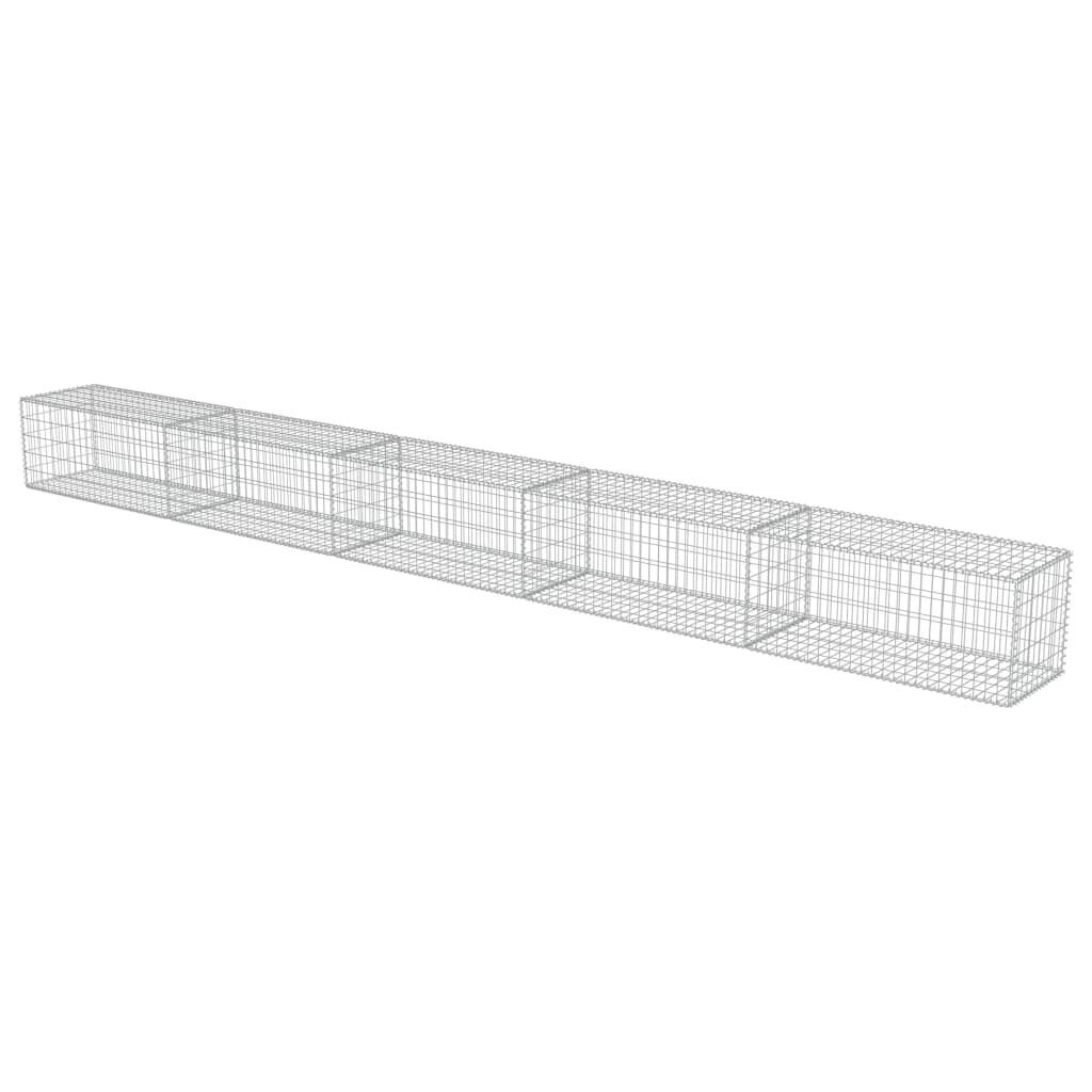 gabionosienasudangciu600x50x50cmgalvanizuotasplienas2786akainareference belsilt Gabiono siena 600x50x50cm iš galvanizuoto plieno su dangčiu