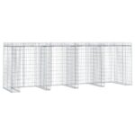 Gabiono siena vidaXL 350x91x120 cm  patvari ir funkcionali