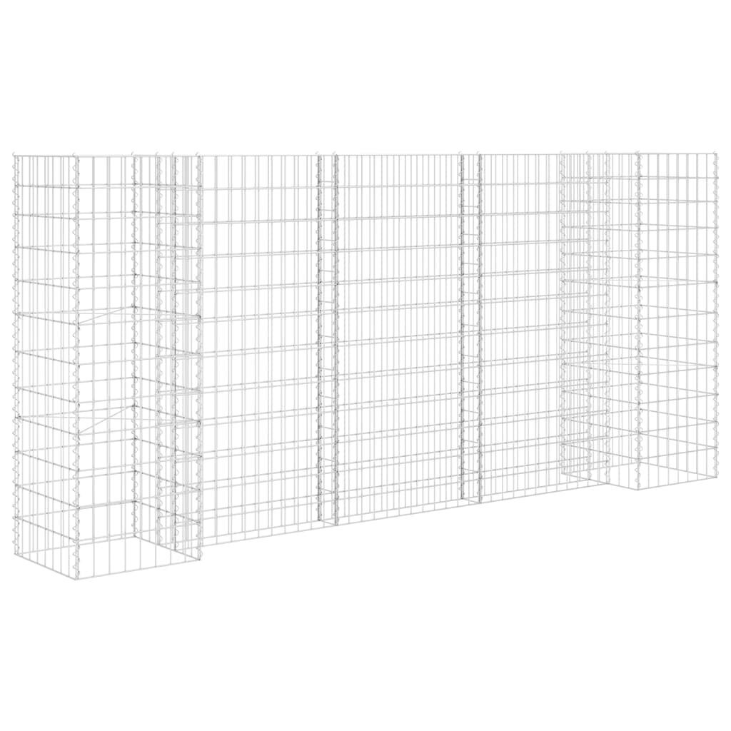 gabionovazonas260x40x120cmplieninevielahformos357dekainareference  belsilt Gabiono vazonas 260x40x120 cm iš plieninės vielos  belsilt