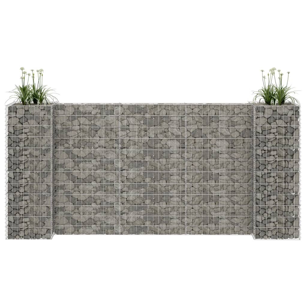 gabionovazonas260x40x120cmplieninevielahformos948f9reference  belsilt Gabiono vazonas 260x40x120 cm iš plieninės vielos  belsilt