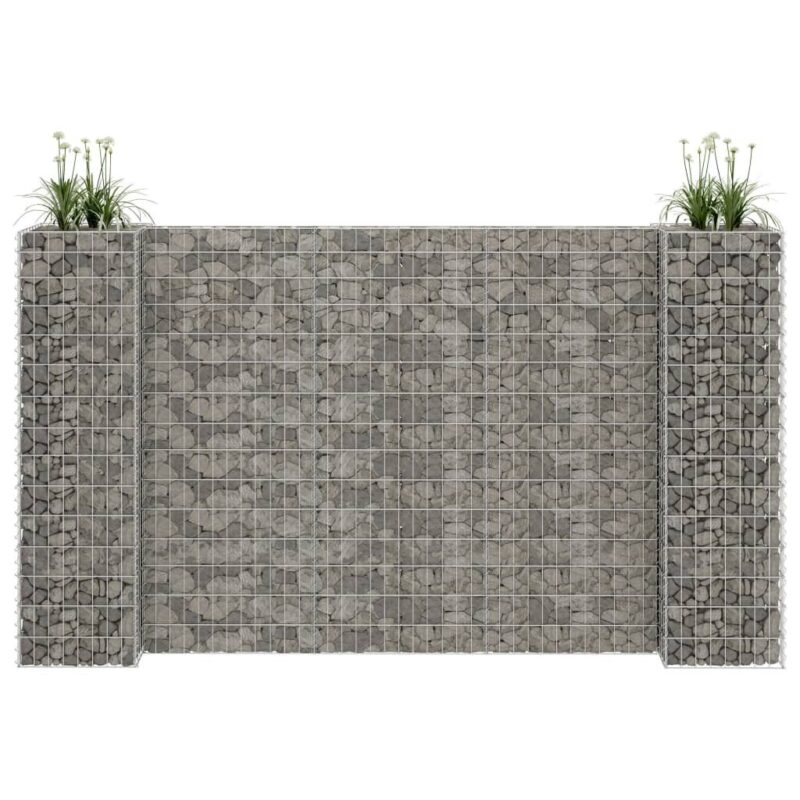 Gabiono vazonas 260x40x150cm iš galvanizuotos plieninės vielos