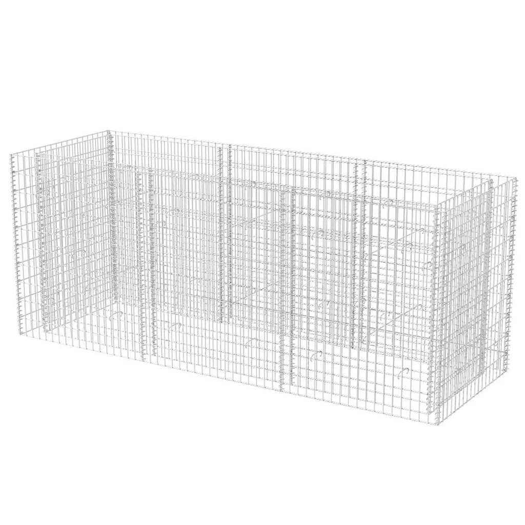 gabionovazonasplienas270x90x100cm5771ekainareference  belsilt Gabiono vazonas 270x90x100 cm iš cinkuoto plieno
