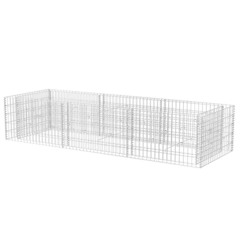 Gabiono vazonas plienas 270x90x50 cm  tvirtas ir stabilus