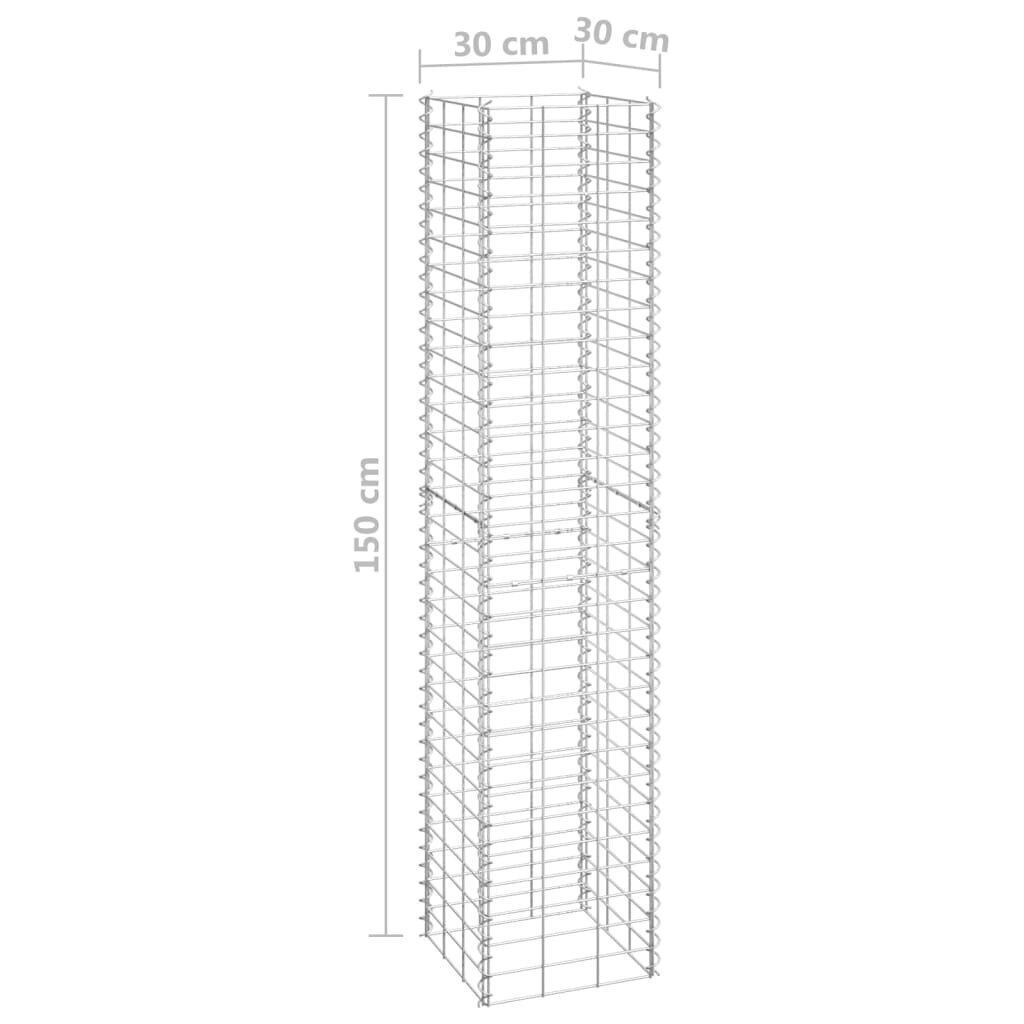 gabionuloveliai16vnt30x30x50100150200cmgelezis0446batsiliepimaireference  belsilt Gabionų loveliai 16vnt 30x30x50 200cm geležis sidabro | belsilt