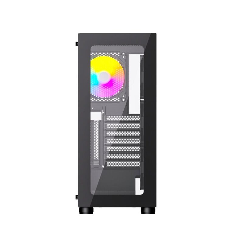 Gembird Fornax X450MAX Midi Tower korpusas su RGB apšvietimu