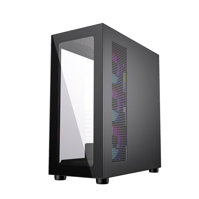 Gembird Fornax X450MAX Midi Tower korpusas su RGB apšvietimu