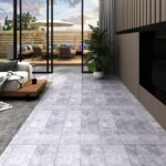 Pilkos PVC grindų plokštės 446 m²  belsilt