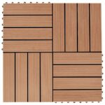 grinduplyteles30x30cmrudoscopyof3440852637f3creference belsilt Rudos WPC grindų plytelės 30x30 cm patvarios ir lengvos