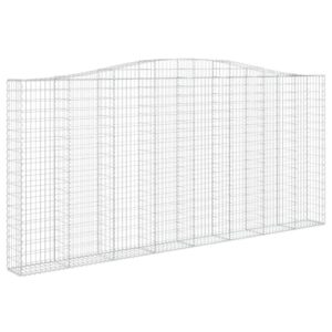 Išlenktas gabiono krepšys 180200 cm  patvari sodo siena