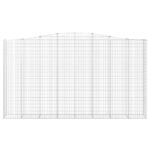 Išlenktas gabiono krepšys vidaXL  patvarus ir funkcionalus