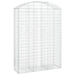 Išlenktas gabiono krepšys vidaXL 150x50x200220 cm  tvirtas sodo spr