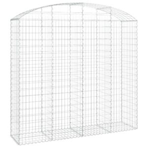 Išlenktas gabiono krepšys vidaXL 200x50x180200 cm