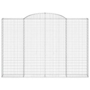 Išlenktas gabiono krepšys vidaXL 300x30x200220 cm  belsilt