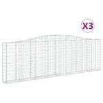 Išlenkti gabiono krepšiai 120140 cm  tvirti sodo užtvarai