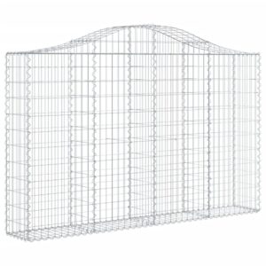 Išlenkti gabiono krepšiai 200x30x120/140cm 12 vnt - belsi.lt