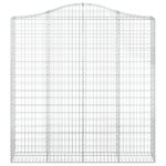 Išlenkti gabiono krepšiai 200x30x200220 cm 3 vnt  belsilt