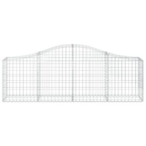 Išlenkti gabiono krepšiai 200x30x60/80cm, 2 vnt – Belsi.lt