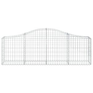 Išlenkti gabiono krepšiai 200x30x6080 cm 9 vnt  patvarūs