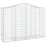 Išlenkti gabiono krepšiai 200x50x140160cm 7 vnt  Belsilt