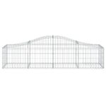 Išlenkti gabiono krepšiai 200x50x4060 cm 11 vnt   belsilt