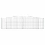 Išlenkti gabiono krepšiai 400x30x100120 cm 2 vnt