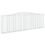 Išlenkti gabiono krepšiai 400x30x120140 cm 6 vnt  belsilt