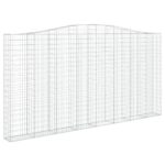 Išlenkti gabiono krepšiai 400x30x200220 cm  tvirti ir praktiški