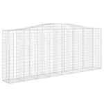 Išlenkti gabiono krepšiai 400x50x160180 cm 2 vnt