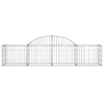 Išlenkti gabiono krepšiai vidaXL  tvirti ir ilgaamžiai