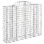 Išlenkti gabiono krepšiai vidaXL  patvarūs sodo užtvarai