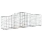 Išlenkti gabiono krepšiai vidaXL  patvari sodo užtvara