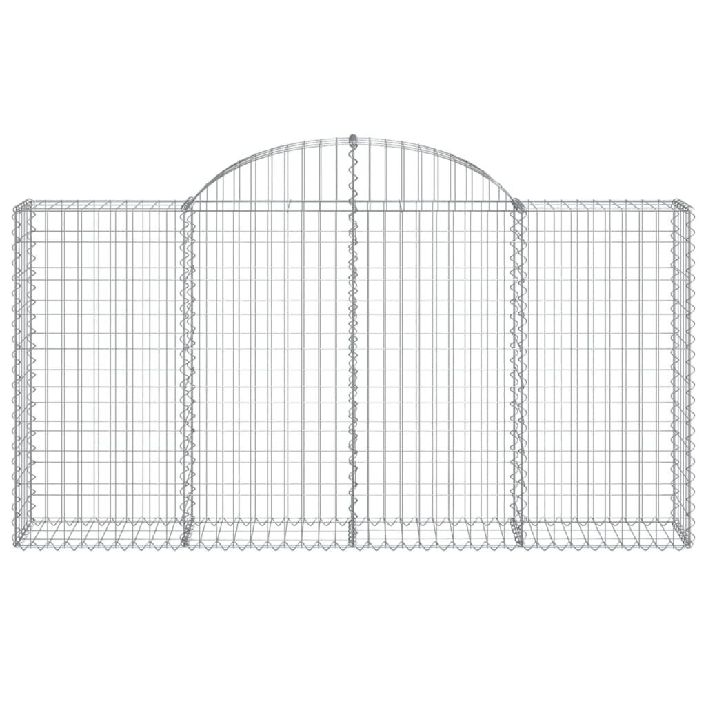 islenktigabionokrepsiaividaxl200x30x100120cmcopy32369reference belsilt Išlenkti gabiono krepšiai vidaXL 200x30x100120 cm tvirta tvora