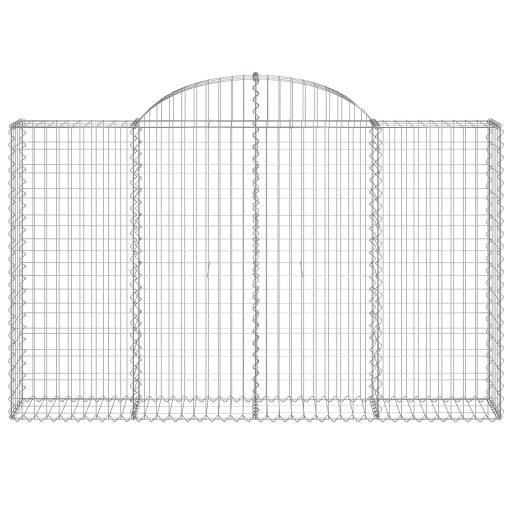 islenktigabionokrepsiaividaxl200x30x120140cm85a21internetureference belsilt Išlenkti gabiono krepšiai vidaXL 200x30x120140cm tvirti ir patvarūs