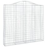 Išlenkti vidaXL gabiono krepšiai 200x30x180200cm  patvarūs ir dekoru