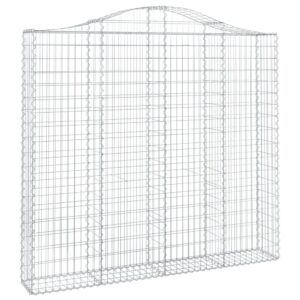 Išlenkti vidaXL gabiono krepšiai 200x30x180200cm patvarūs ir dekoru