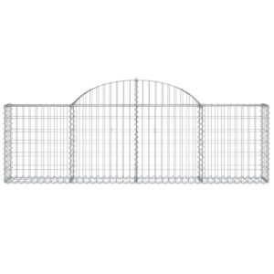 Išlenkti gabiono krepšiai vidaXL 200x30x6080 cm   belsilt