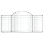 Išlenkti gabiono krepšiai vidaXL 200x30x80100 cm