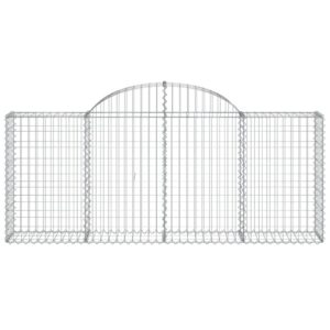 Išlenkti gabiono krepšiai vidaXL 200x30x80100 cm