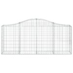 Išlenkti gabiono krepšiai vidaXL 200x30x80100cm  patvarūs