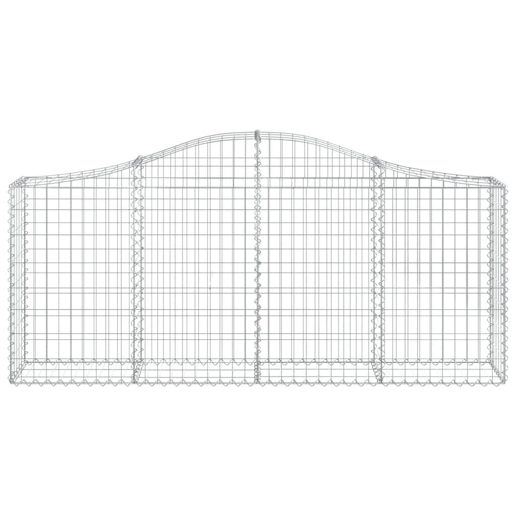 islenktigabionokrepsiaividaxl200x30x80100cmcopyofd0fe3reference belsilt Išlenkti gabiono krepšiai vidaXL 200x30x80100cm patvarūs ir stiling