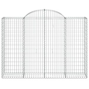 Išlenkti gabiono krepšiai vidaXL 200x50x140160cm | belsilt