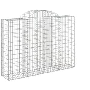 Išlenkti gabiono krepšiai vidaXL 200x50x140160cm | Belsilt