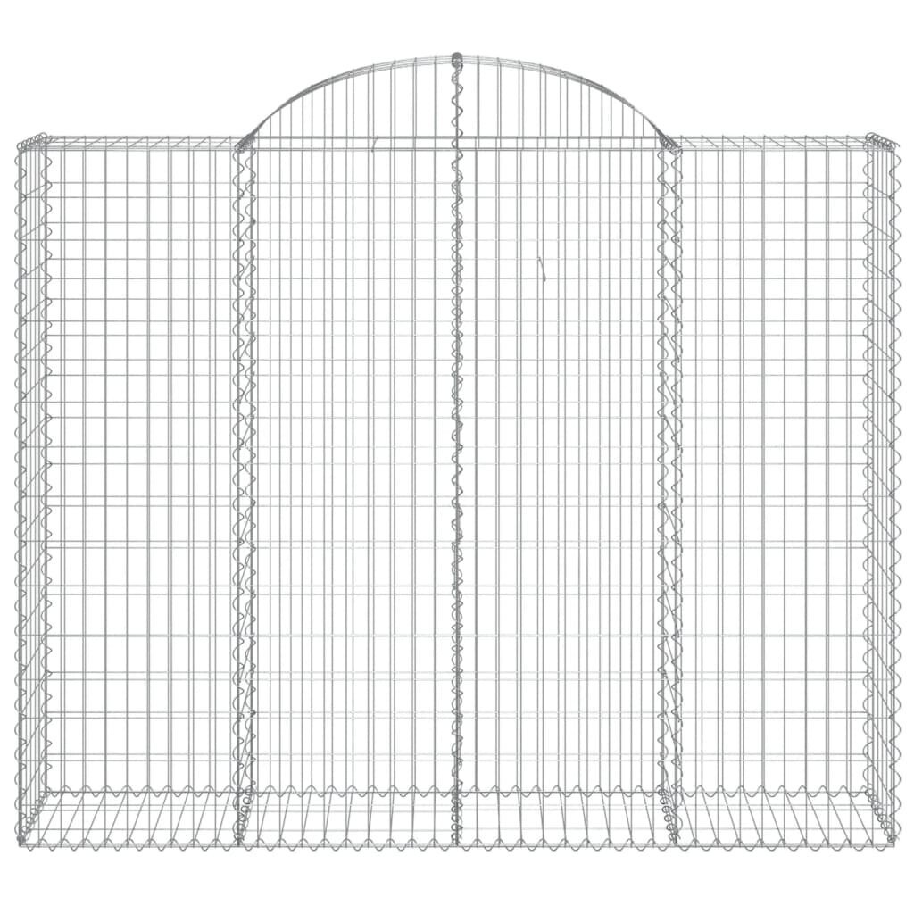 islenktigabionokrepsiaividaxl200x50x160180cm1e209internetureference belsilt Išlenkti gabiono krepšiai vidaXL 200x50x160180 cm tvirti ir ilgaamž