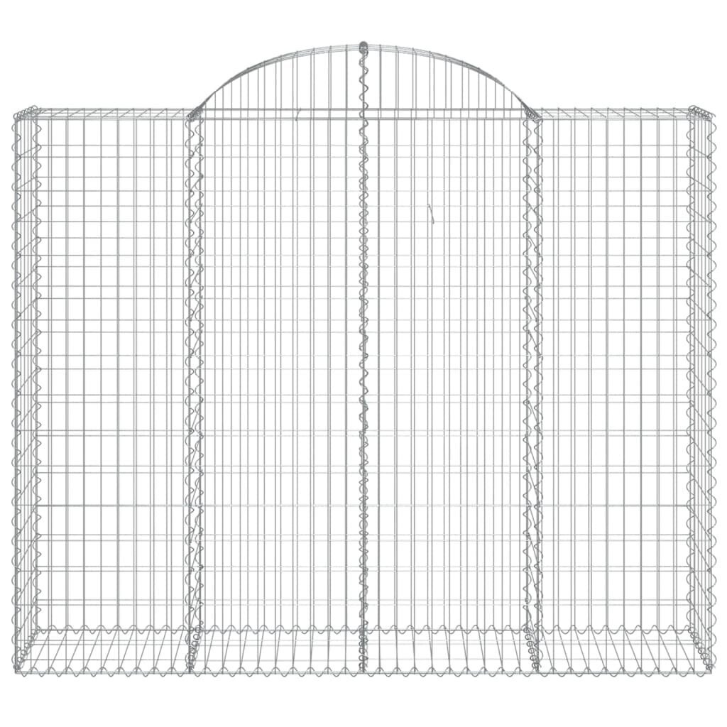 islenktigabionokrepsiaividaxl200x50x160180cm722beinternetureference belsilt Išlenkti gabiono krepšiai vidaXL 200x50x160180cm | belsilt
