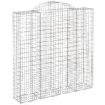 Išlenkti gabiono krepšiai vidaXL 200x50x200220cm  belsilt